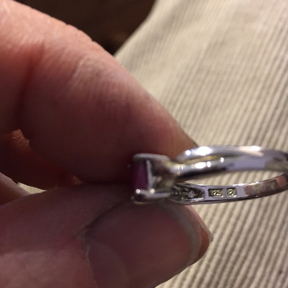 Ruby And Sterling Ring - image 3